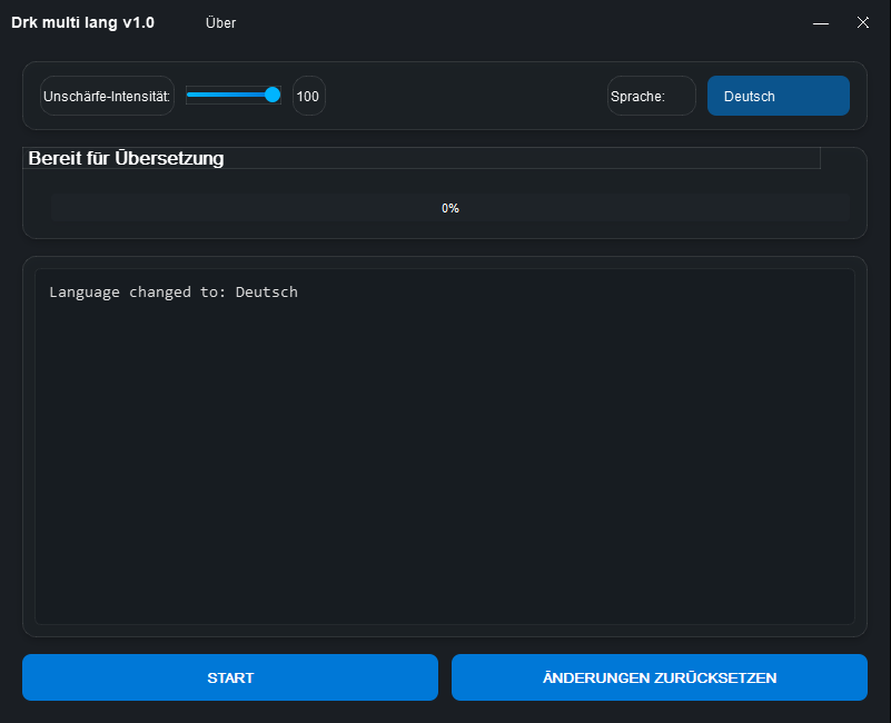 DRK Multi-Lang — главное окно